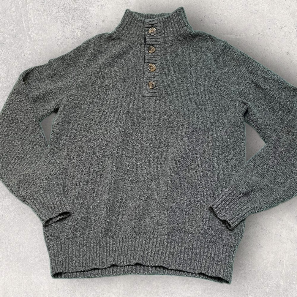 Izod Sweater Gray Sz Small - Picture 2 of 16